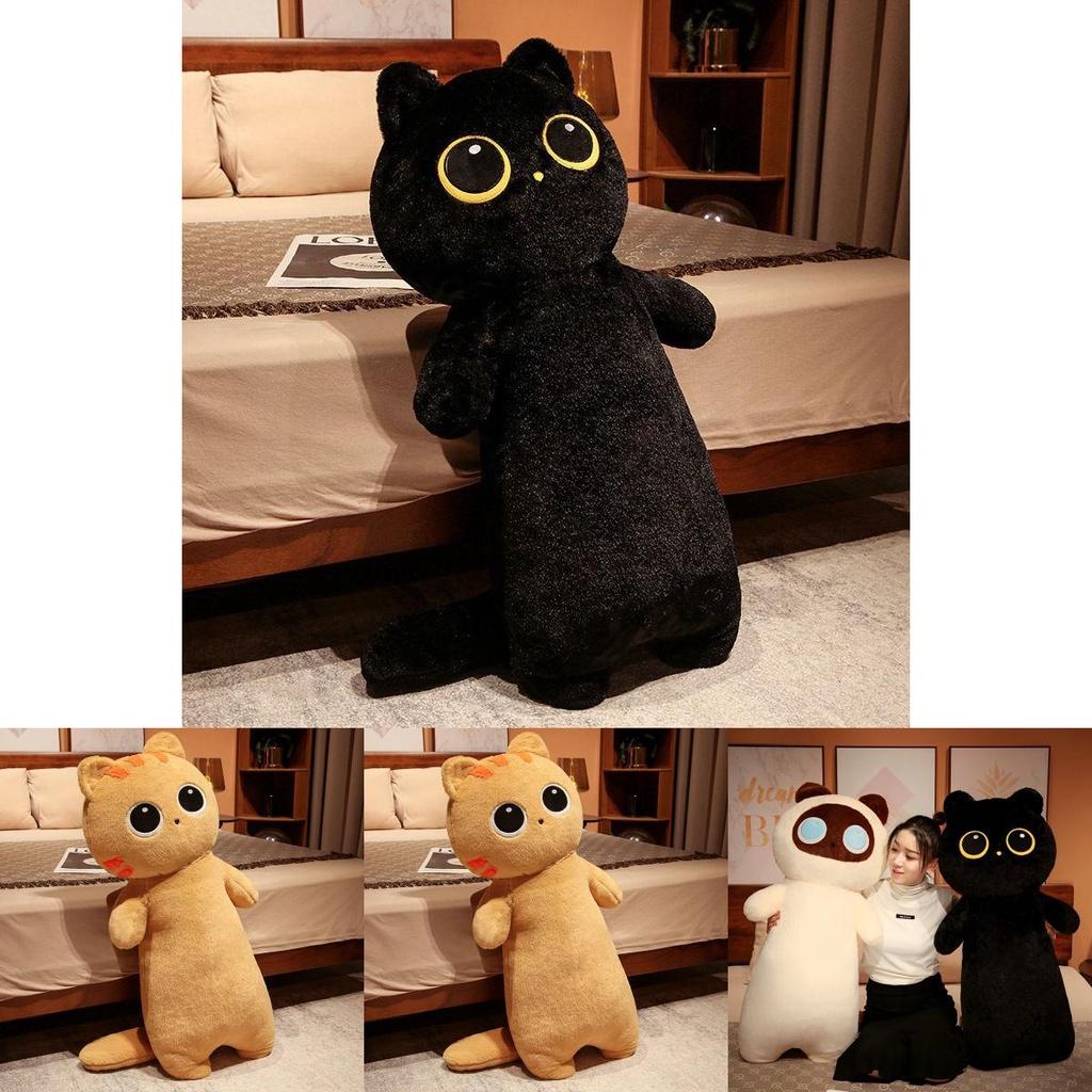 Purr-fect Soft Cat Plush Pillow Toy Decoration Gift For Kids Bedroom Sofa