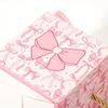 25pcs Pink Bow Gift Boxes with Ribbon and Handle Paper Treat Boxes Souvenir Gifts Box Handbag Box Party Favor Boxes Gift Wrap Box