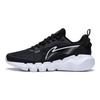 Li Ning LN Fle Slip Resistant Abrasion Resistant Low top Casual Shoes Women's Black White AGLT114-1