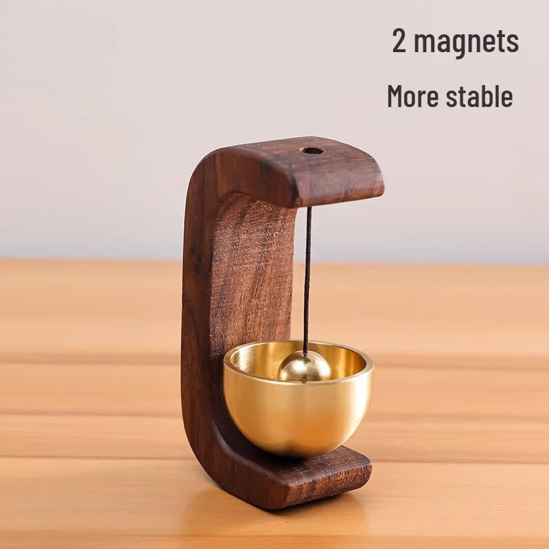 Newcomer Exclusive: Suction Cup Copper Doorbell & Healing Wind Chime for Homes & Shops