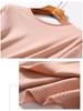 Autumn/Winter Women's Wool Sweater: Round & V-Neck, Rolled Edge, Long Sleeve, Thin Knit Top