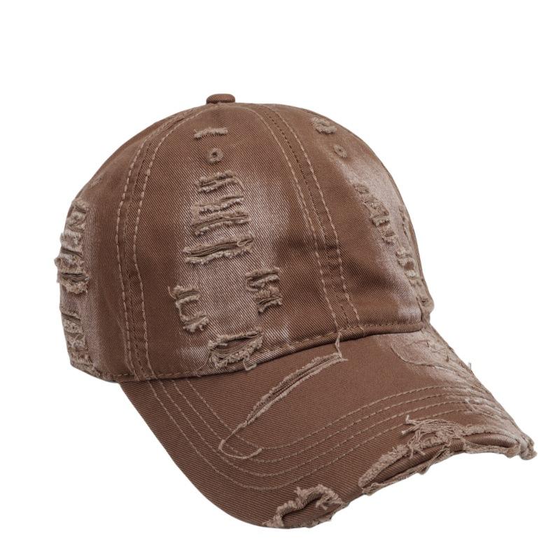 Zerrissene Baseballkappe im Vintage-Stil für Damen/Herren, Sonnenschutz-Schirmmütze für den Außenbereich
