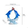 Delphin Statue Figurine Sammeln Dekorationen Schreibtisch Kuchen Topper Harz Figur Meer Tier Skulptur