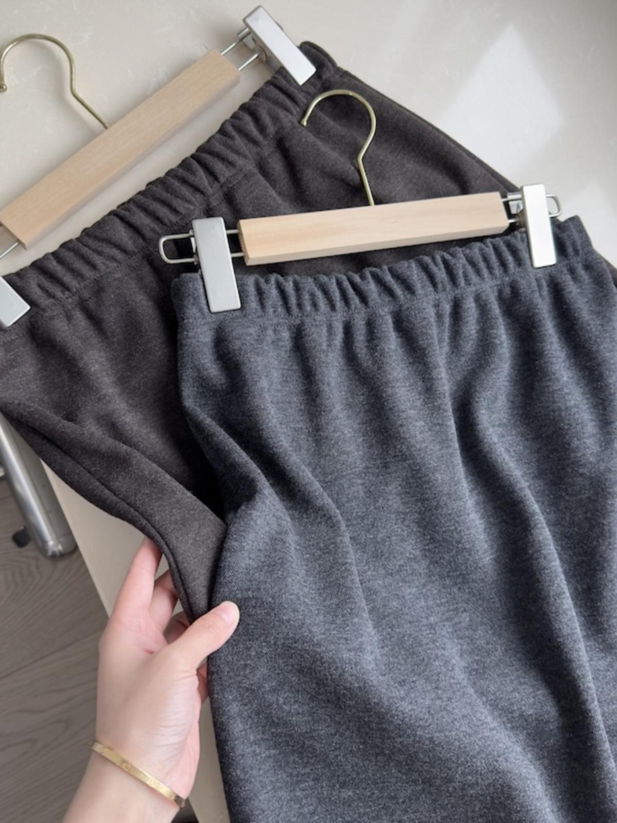 

Youpinjia Women s Autumn-Winter Long A-line Skirt - Drapey Acetate Wool Blend with Elastic Waist S темно-сірий колір