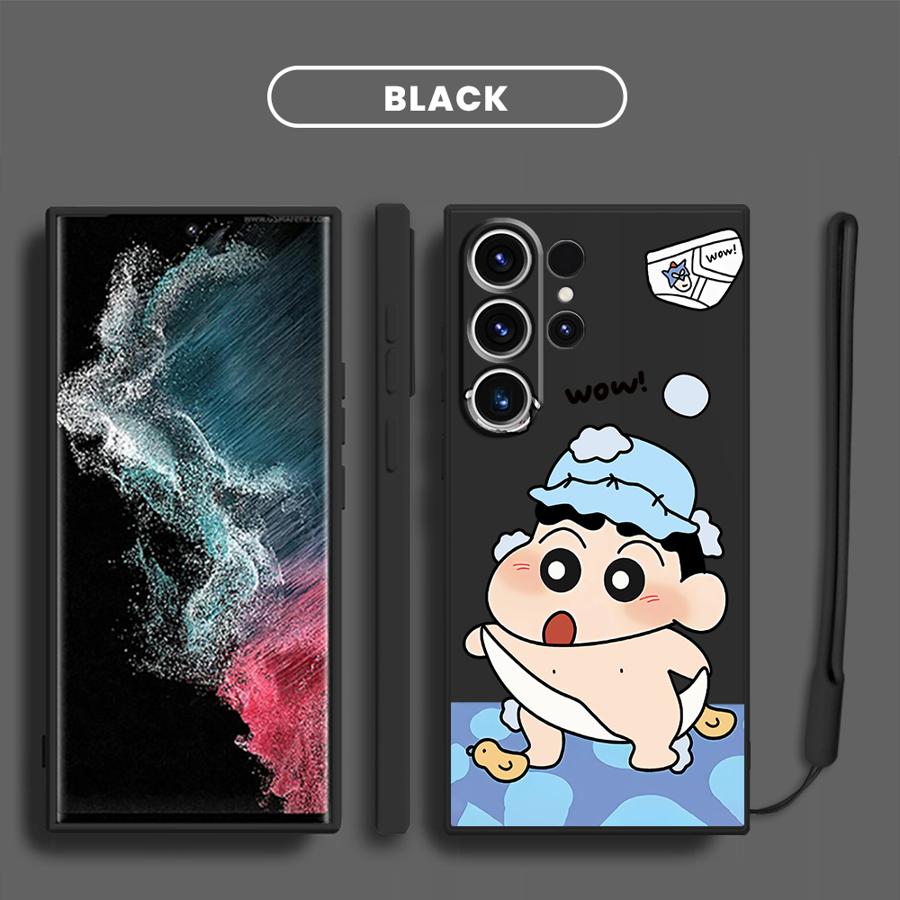 Crayon Shin-chan Phone Cover Case for Samsung Galaxy S25 S23 Note 20 10 Ultra S22 S20 FE S21 Plus S25Edge S24 Ultra