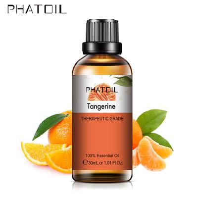 PHATOIL 30ml Tangerine Essential Oil Aromatherapy for Air Fresh Diffuser Remove Tired Relieve Stress DIY Fruit Perfume Aroma Oil