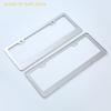 1pcs Car Number Plate License Frame Cover Aluminum Photo Frame Car Personalized Modified Stainless Steel License Plate