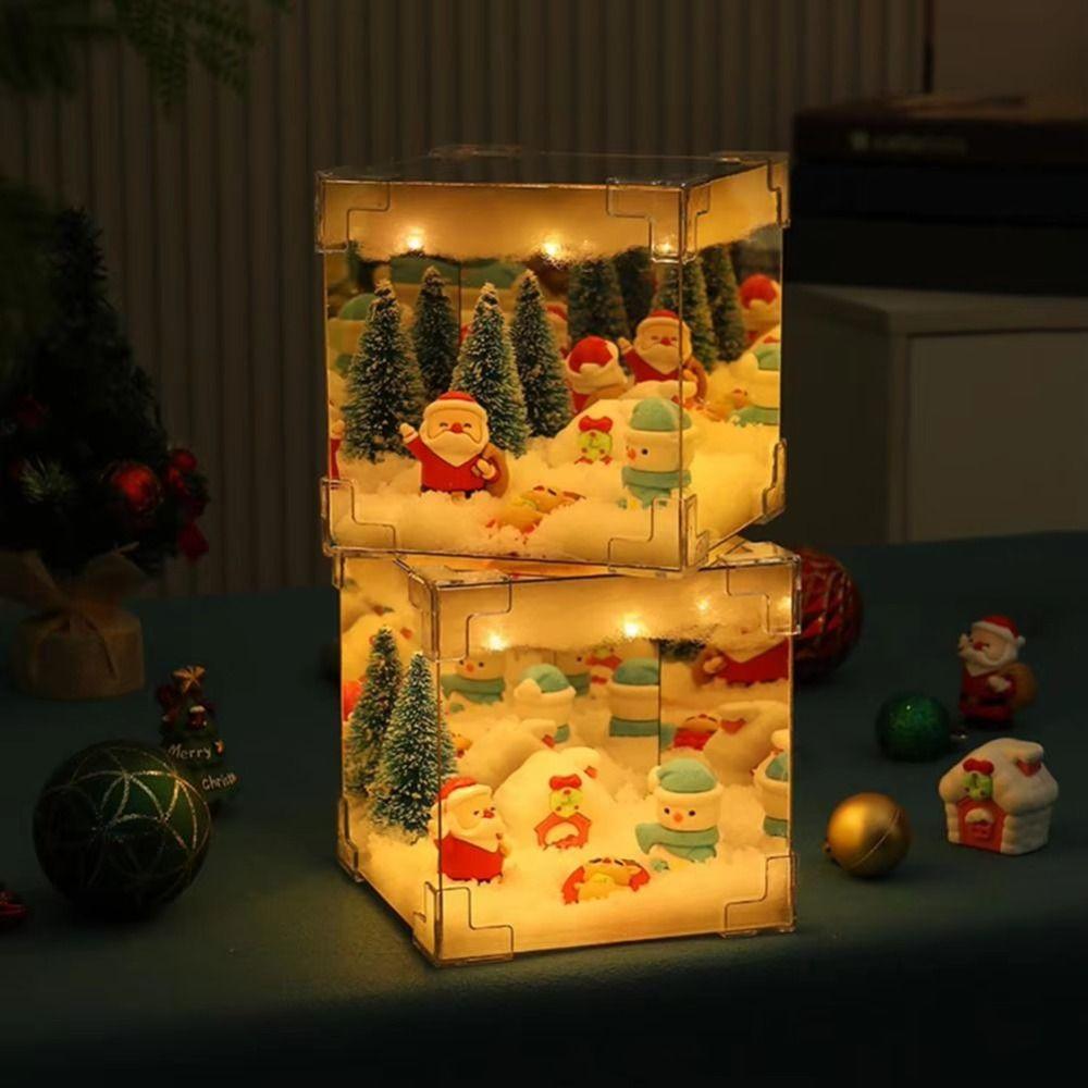 Acrylic Halloween Table Lamp USB LED Decorative Nights Lamp 2024 Mirror Light Birthday Gifts