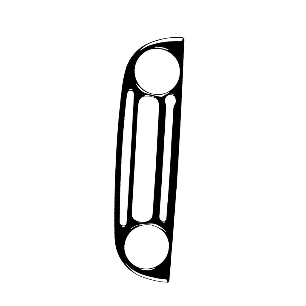 Radio Panel Trims Cover Decorative Stickers Auto Interior Accessories for Fiat 500 2012-2015 Modification Panel Stickers