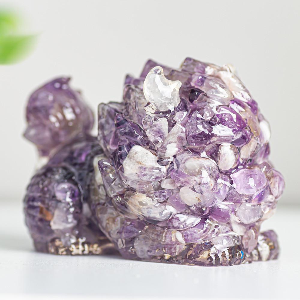 Resin Crystal Feng Shui Figurine For Home Office Decor Gift Idea