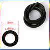 ID 3/4mm thickness 2mm Length 1M 3M 5M Universal Car Vacuum Silicone Hose Racing Line Tube Blue Black Red Pressure Relief Tube