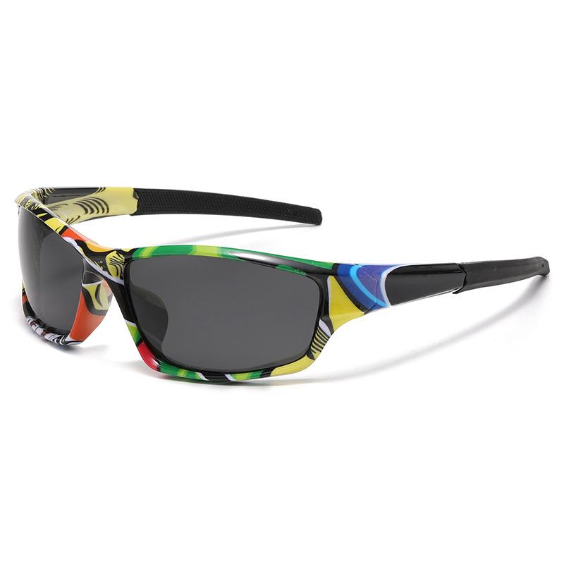 

Outdoor Cycling Windproof Sports Sunglasses Box Camouflage Cycling Sunglasses Driving Glasses 620