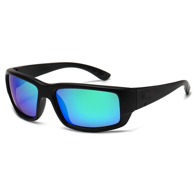 Men’s Colorful Sports Sunglasses, Windproof UV Protection Cycling Glasses for Driving, Outdoor Running Fishing Shades