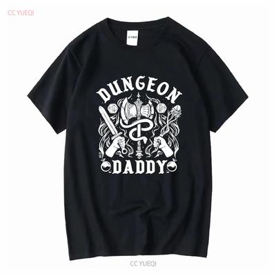 Dungeon Daddy Master Essential Vintage T Shirt And Dragon Funny Love Long or Short Sleeves Vintage Washed Stylish Soft Homme