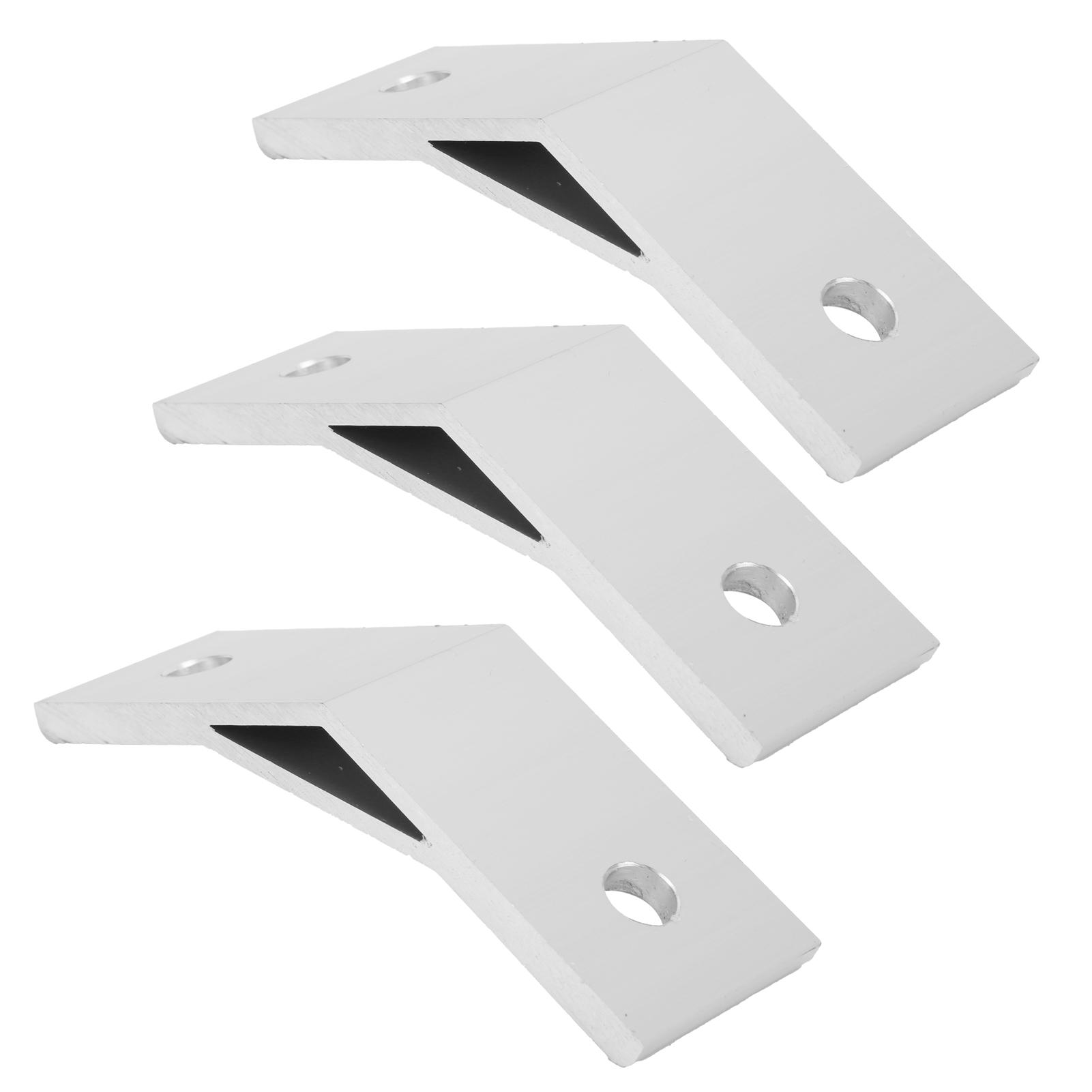 10pcs 135 Degrees Bracket Angle Aluminum Alloy Corner Braces Bracket Connector Bracket4040 Color: Silver