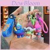 Adorable Troll Doll Backpack Charm Keychain Cute Quirky Cartoon Rubber Toy Accessory