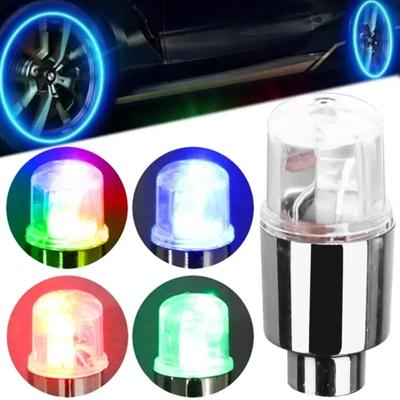 4pcs Tire Valve Cap Lights Durable Vibrating Flashing Wheel Tire Valve Caps for Car Air Valve Caps With Lights for Motorcycle
