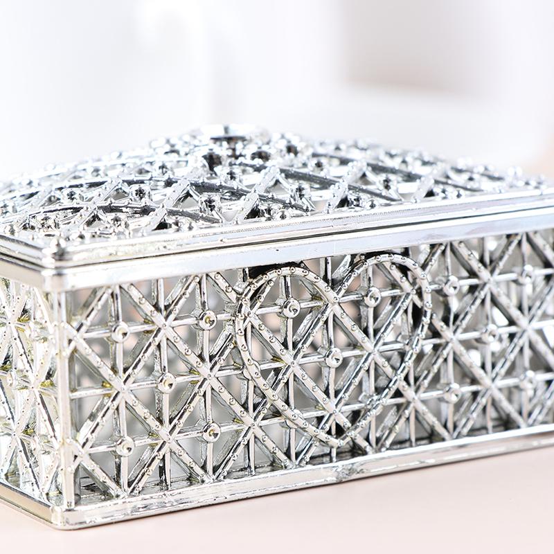 Plastic Hollow Gold Foil Candy Box Chocolate Gift Treat Boxes Wedding Box