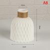 PP Vases Double Pack Imitation Ceramic Flower Pots Modern Lightweight Decorative Vessels for Home Table Wedding Ramadan