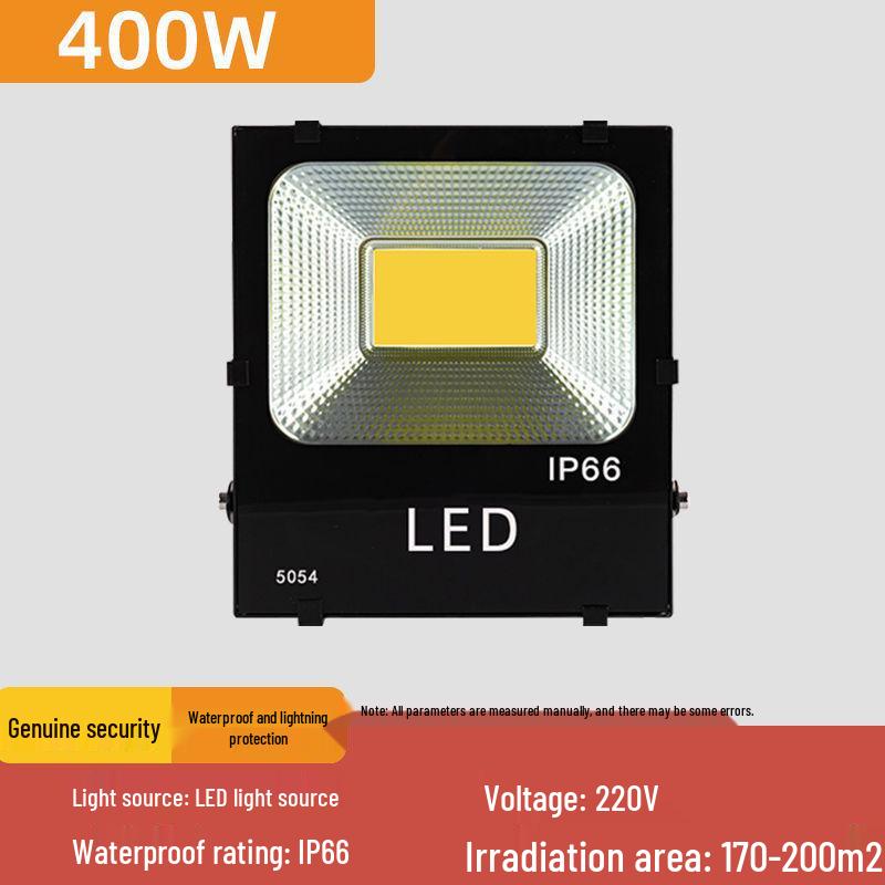 30W/50W Waterproof LED Floodlight: Warm Outdoor Spotlight for Courtyards & Advertising