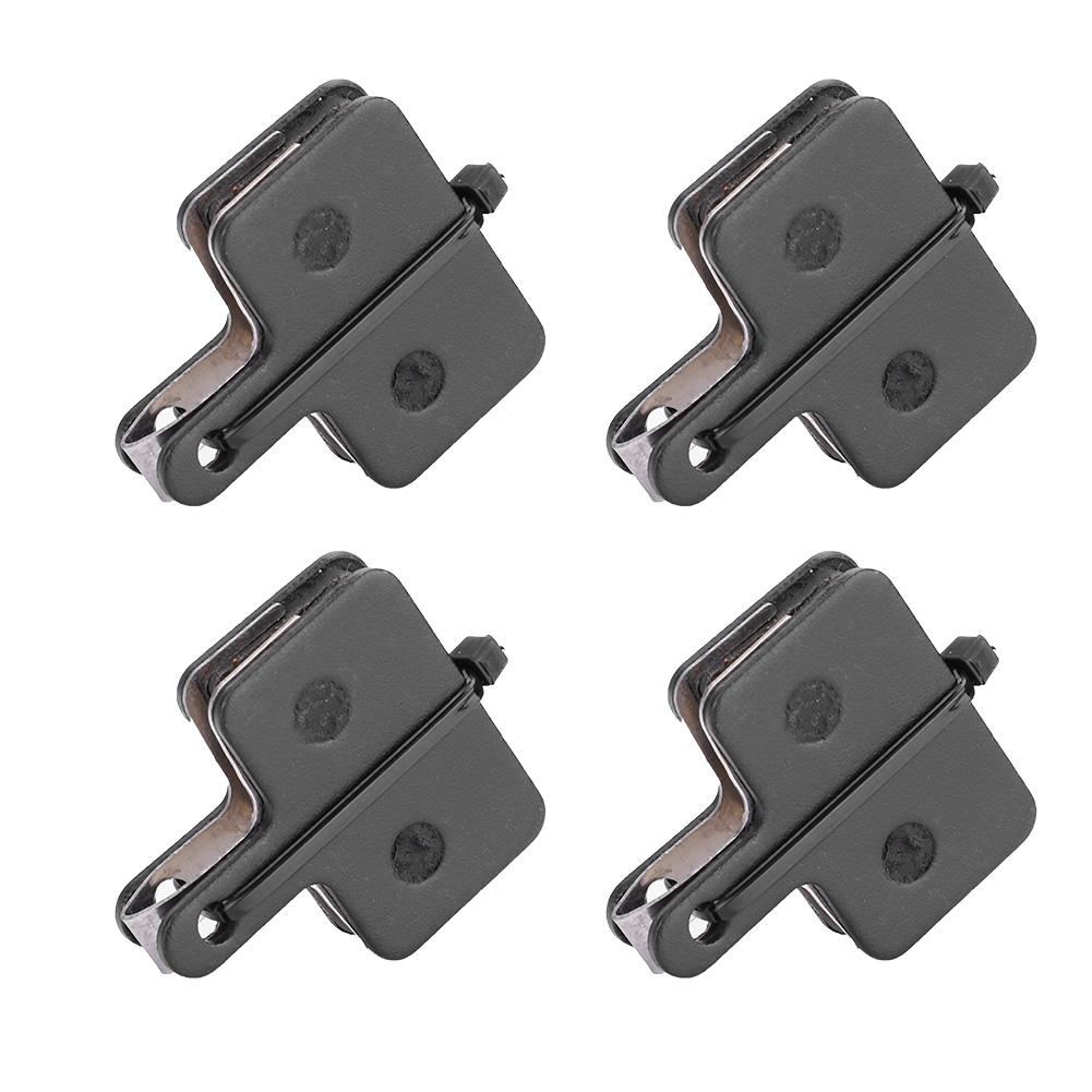 4 Pairs Copper Semi Metal Bicycle Disc Brake Pads Bike Brake Parts Brake Pad Set