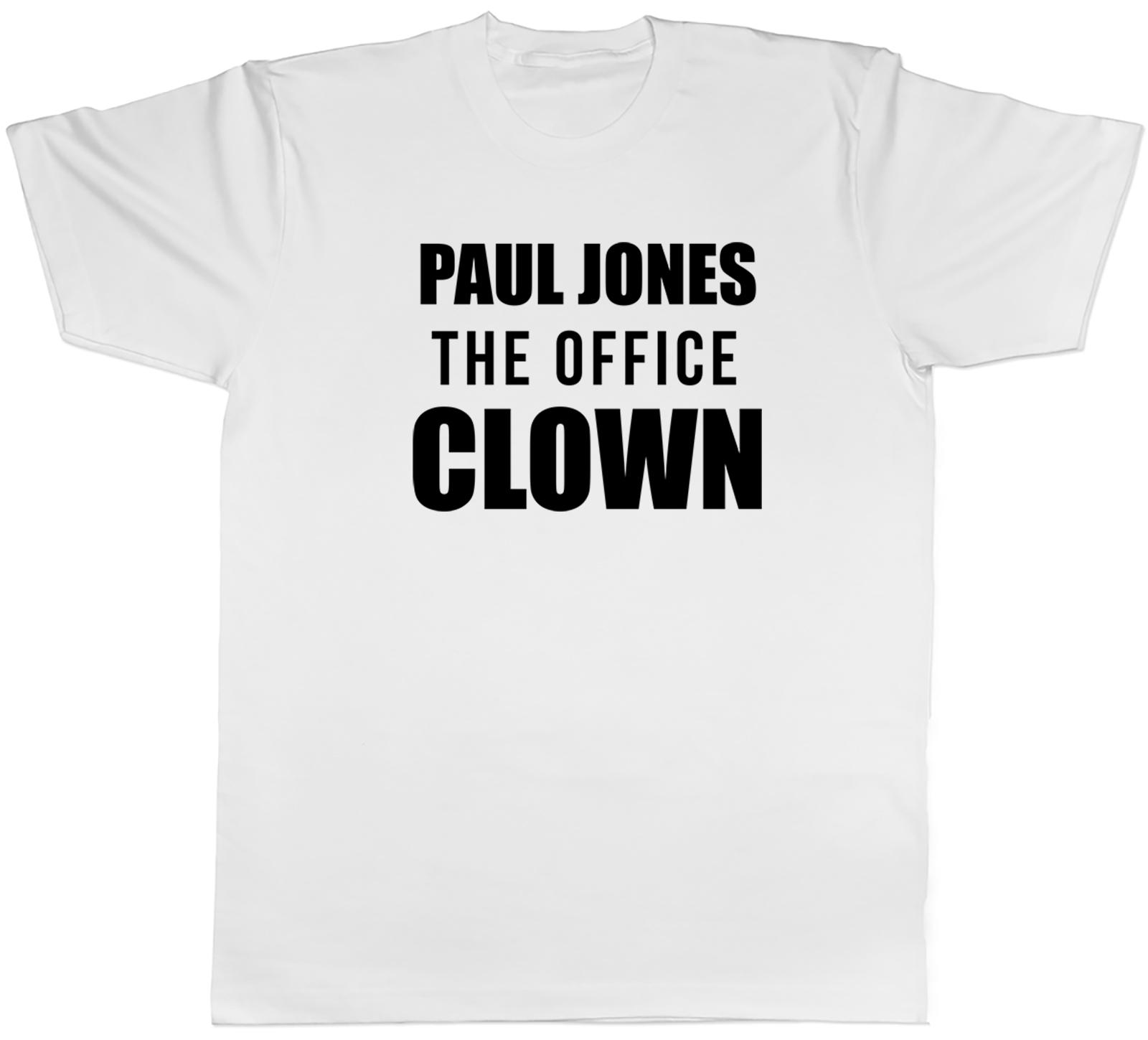 Personalised The Office Clown Mens Unisex T-Shirt Tee XL