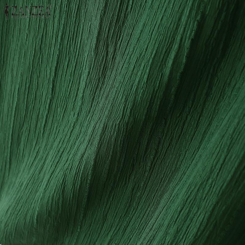 ZANZEA Women Summer Round Neck Loose Casual Sleeveless Tank Tops