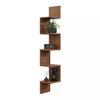 Modern Corner Shelf Hanging Midi - 149cm Black