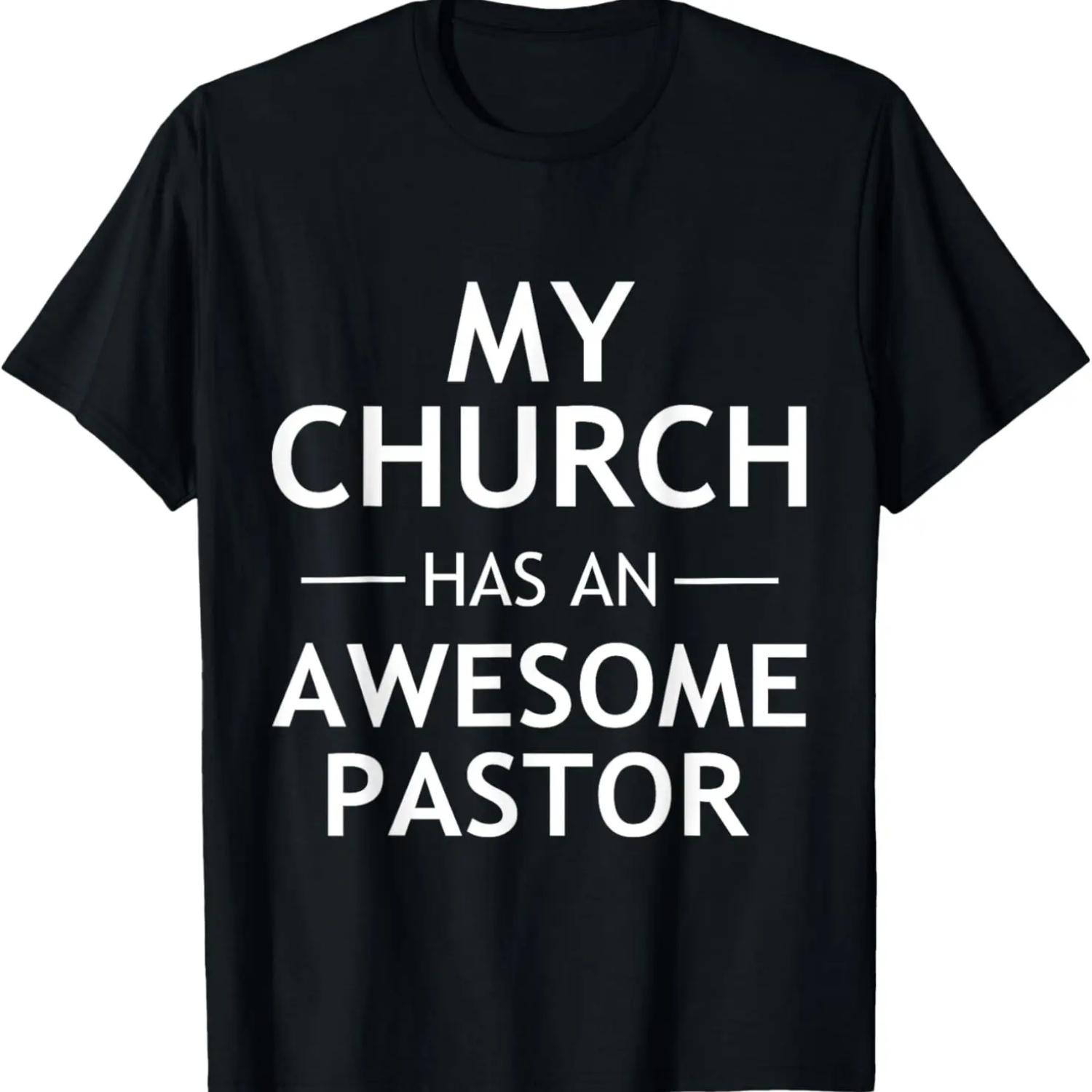 Pastor Appreciation Day Christian T-Shirt _ Religious Tee S чёрный