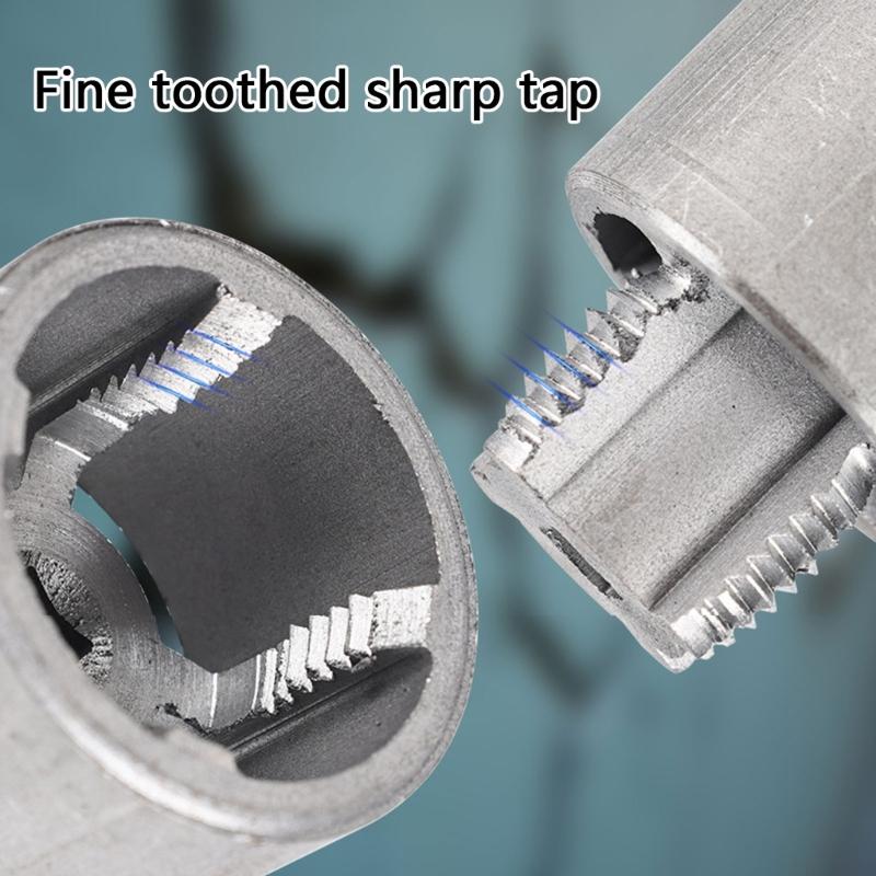 Electric Drill PVC Pipe Threader Kit PVC Thread Maker Tool for Electric Drill PVC Pipe Threader Internal Thread Opener