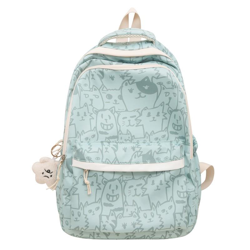 

Жіночий рюкзак для ноутбука Чоловічий туристичний рюкзак із мультяшним малюнком світло-зелений колір