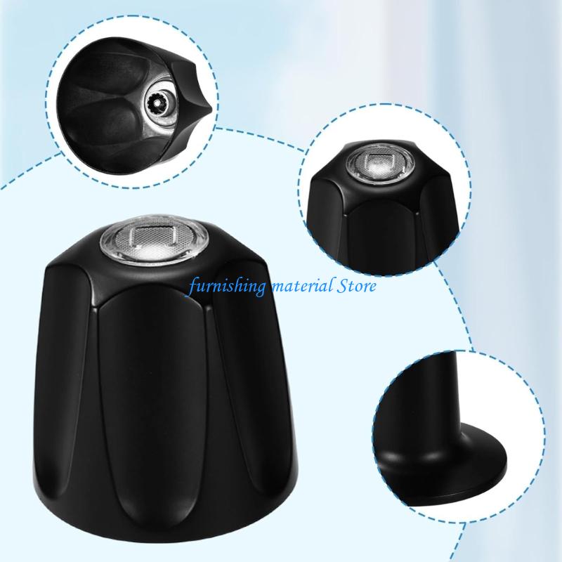 Y5GD 4Pcs Shower Knob Replacement Set Suitable with Series Bathtub and Shower Fixtures Kirsite Construction