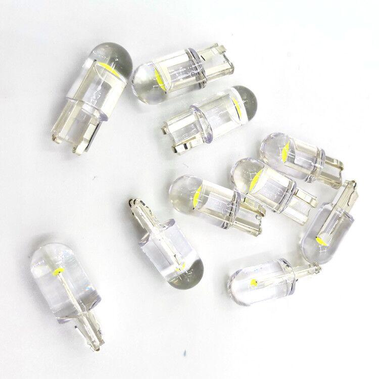 10PCS 2020 New T10 W5W WY5W 168 501 2825 COB LED Car Wedge Parking Light Side Door Bulb Instrument Lamp Auto License Plate Light Bulbs 7