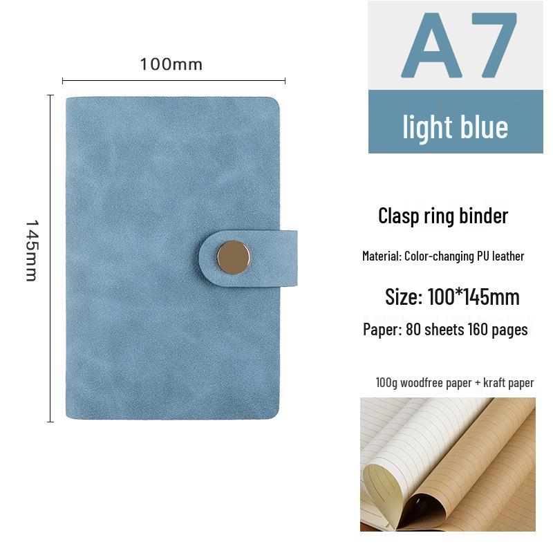 Retro A5/A6/A7 Loose-Leaf Business Journal & Office Diary