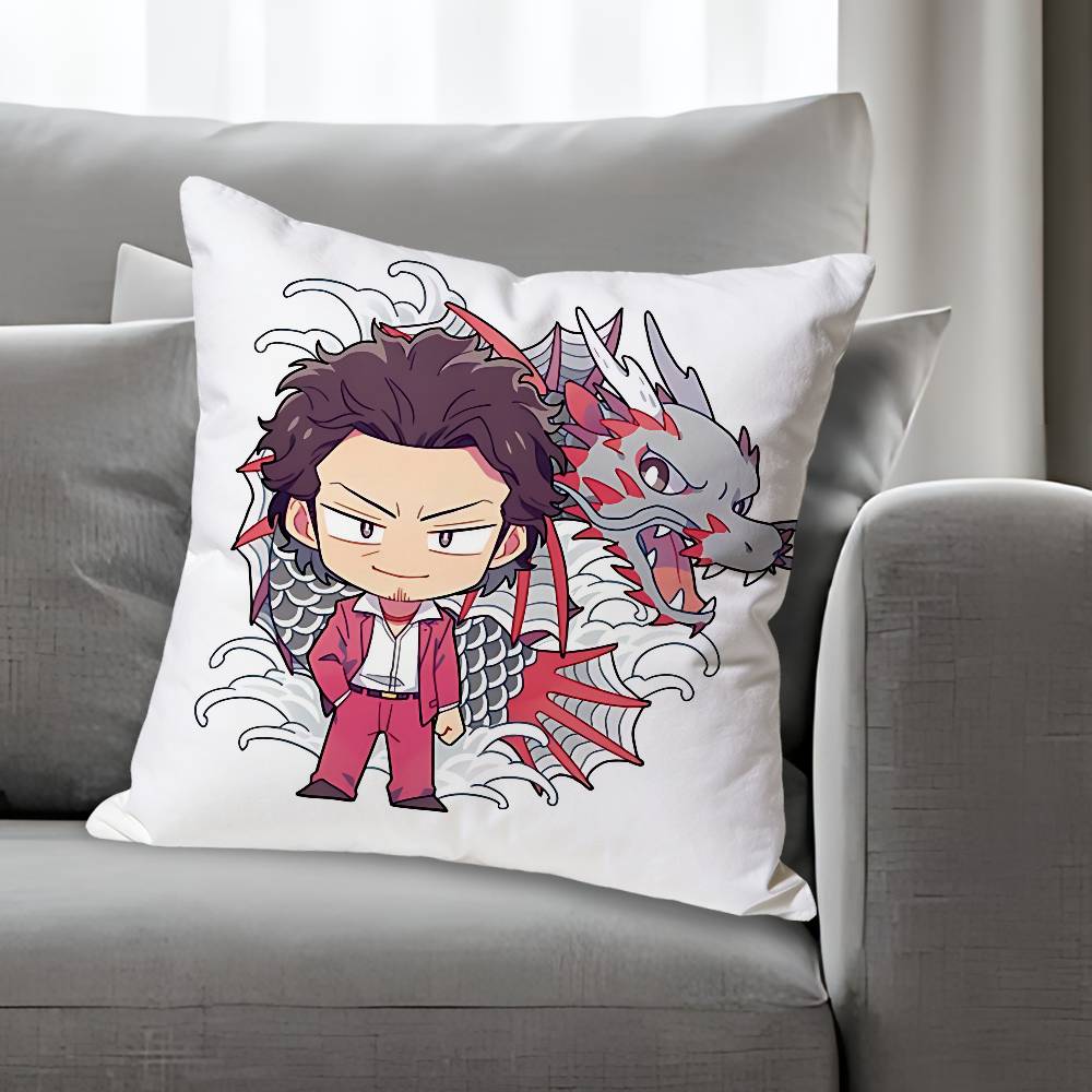

Game YYakuzas Goro Majima Various Sizes Square Pillow Case For Car Home Bedchamber Decor Custom Valentine gift 30x30 cm