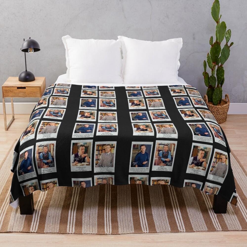 Rupert Giles Quotes Painted HD Art Throw Blanket