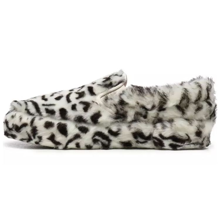 

Кроссовки-слипоны Vans Sandy Liang x Classic на платформе Fuxxy Leopard унисекс White Paws True-White VN0A3JEZWVZ