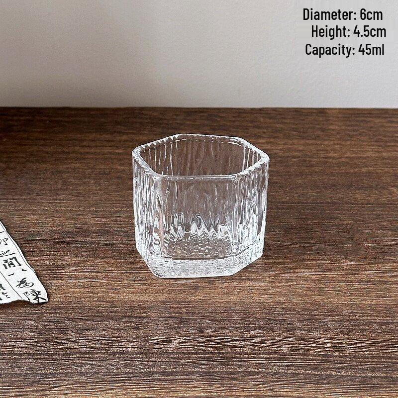Qiwei Japanese Style Glass Pour-Over & Tea Tasting Cup