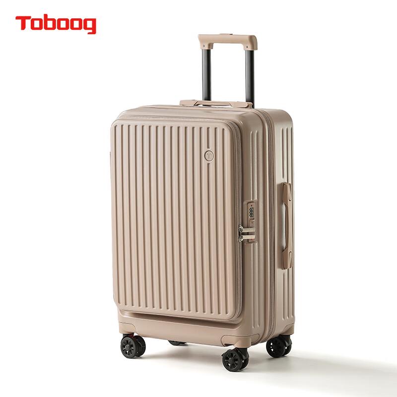 Чемодан-спиннер TOBOOG 3066 с передним открытием, жесткий 24 Inch