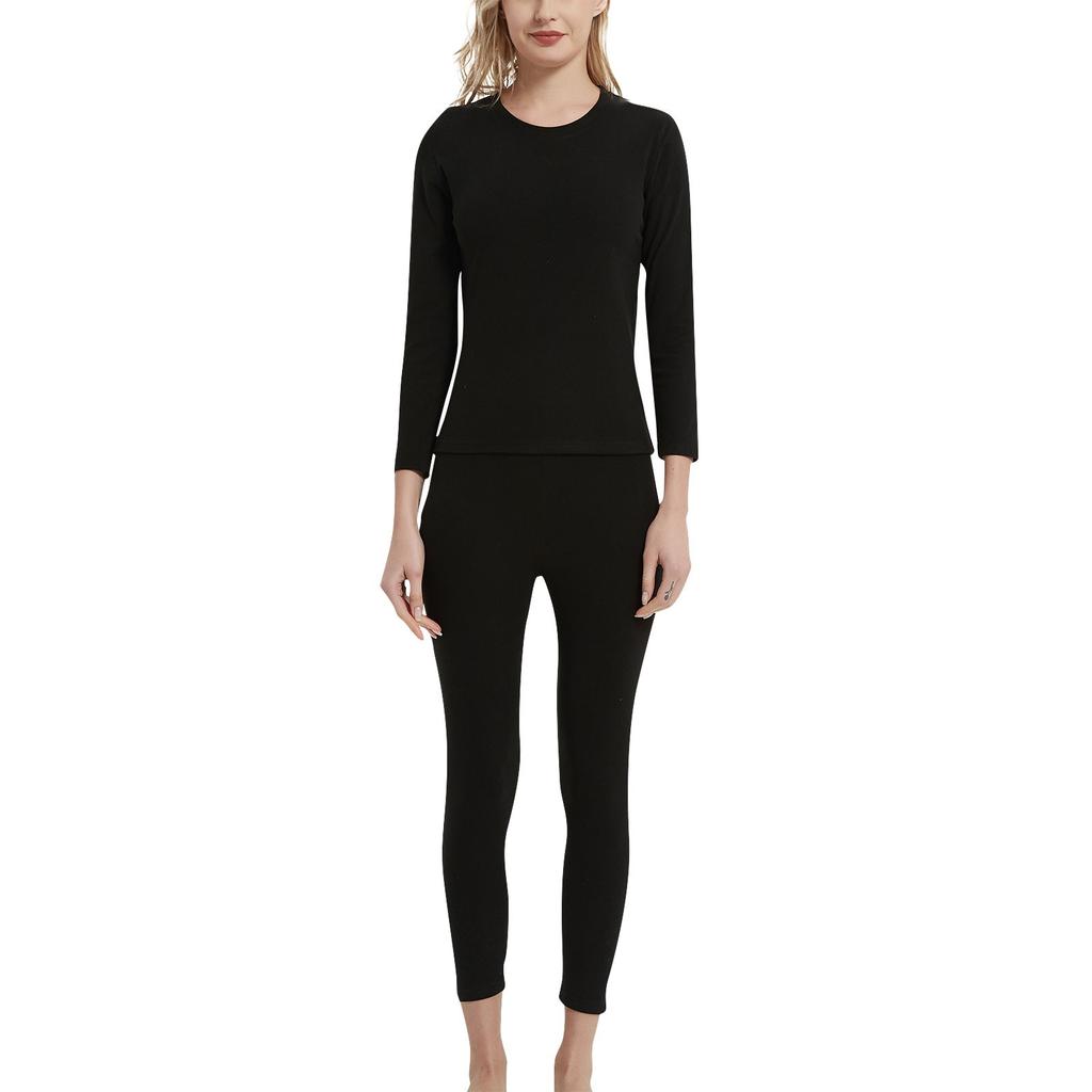 Dámské ultra měkké termoprádlo Long Johns sety s fleecovou podšívkou