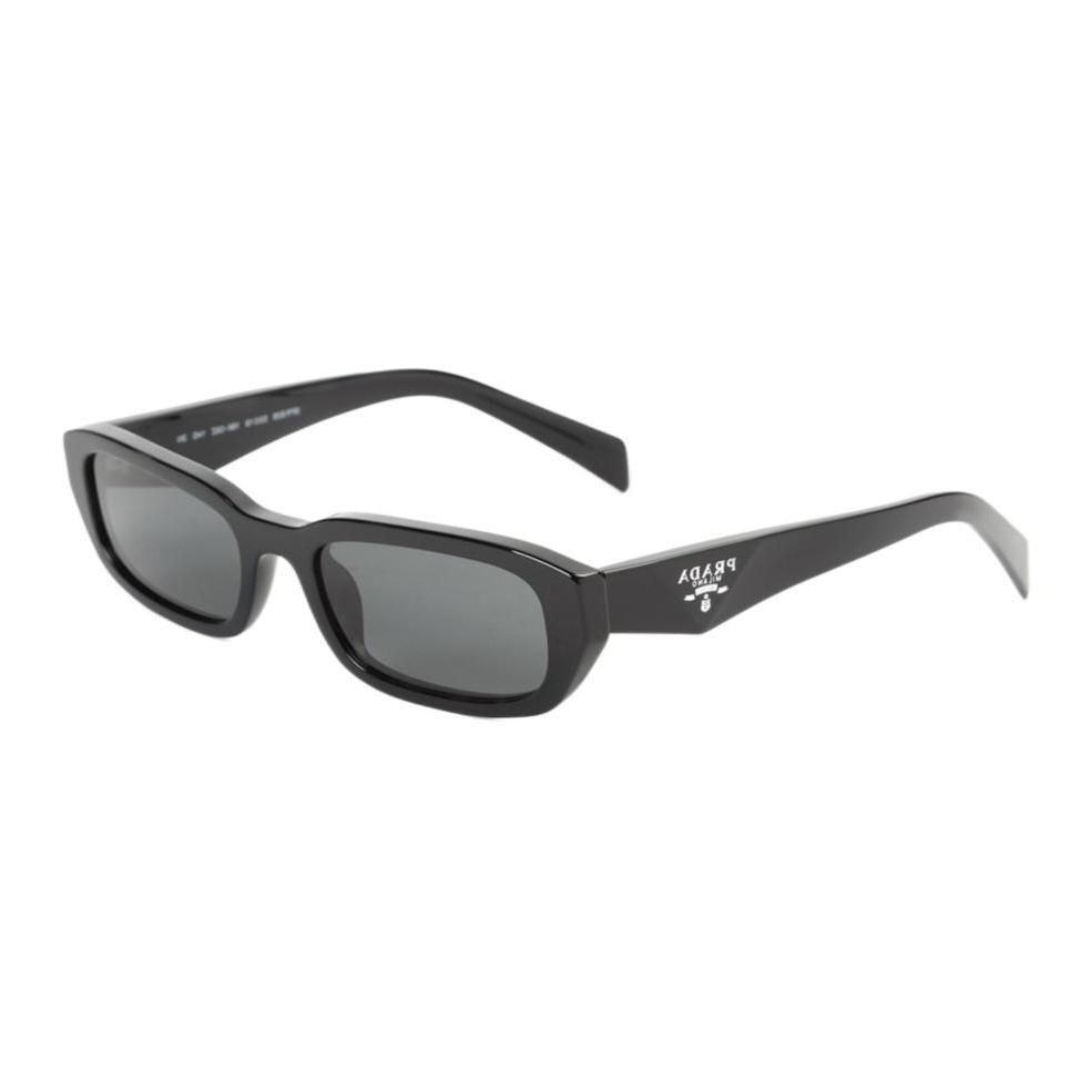 

Prada Full Frame Rectangle Sunglasses Women sunglasses Black PRB06S Basic Packaging-Eyeglass Case+Box,F,Black