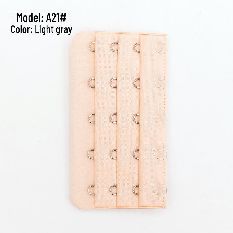 Fünfreihiger Drei-Knopf-BH-Verlängerer aus Edelstahl für verstellbare große Größenpassform