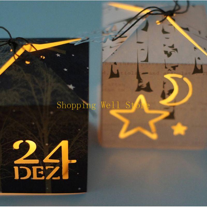 KX4B Tree Moon Star Metal Cutting Dies Stencil Scrapbooking DIY Album Stamp Paper Card Embossing Decor