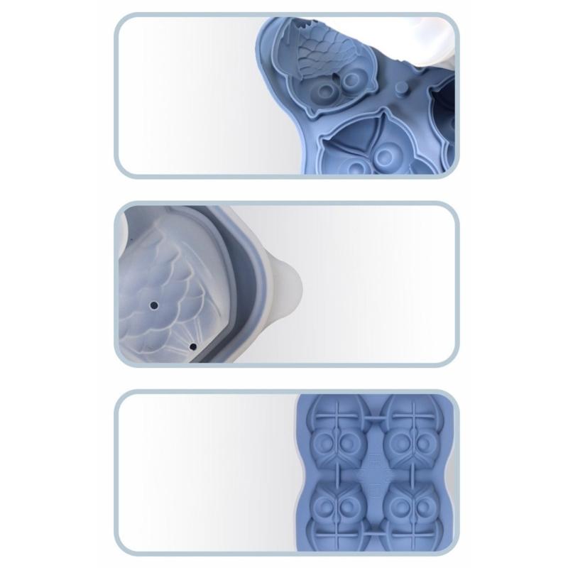 3D Eiswürfelformen, Große Eiswürfelschale Macht Niedliche Form Eis Sicheres Silikon Große Eiswürfel Machen Cocktails Saft Gefrierformen