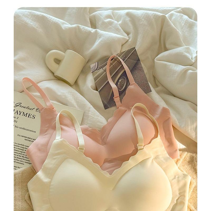 Seamless Wireless Comfortable Breathable Thin Push Up Bra For Young Girls