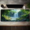 Desk Protector Gaming Mouse Pad Cloth Surface Non Slip Rubber Base Large Desk Mat for PC Laptop Keyboard Office Setup