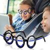 Anti Vertigo Glasses Without Lens Motion Sickness Glasses Detachable Lightweight Supplies for Old Adults Children Outdoor Travel