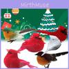 12x Clip On Christmas Robins Festive Xmas Tree Bird Decoration Ornament Animal