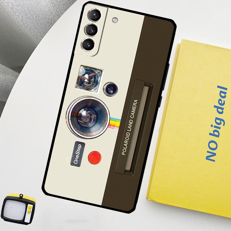 Retro Photo Camera Phone Case For Samsung Galaxy S25 Ultra S20 S21 S22 S23 Plus S9 S10 S25 FE S24 Ultra Cover