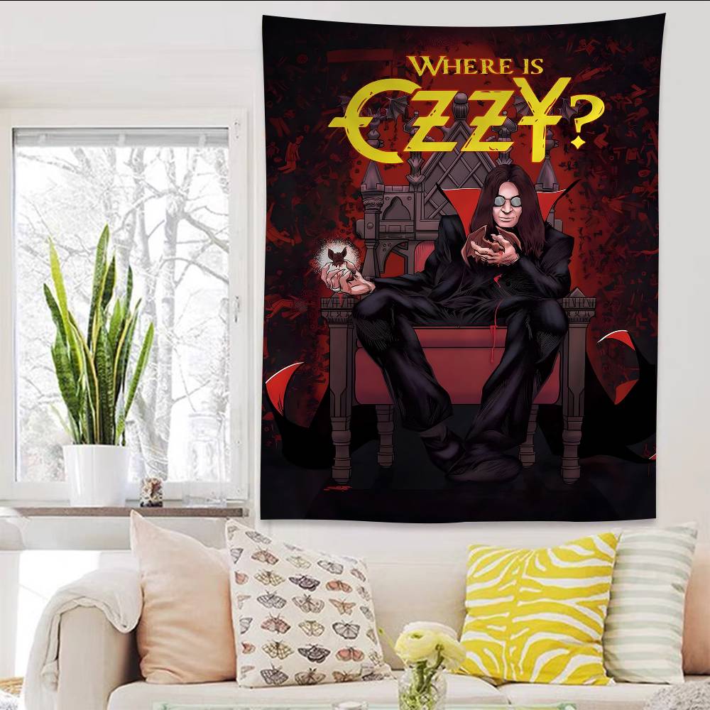 Rest Prince Of Darkness OOzzy OOsbourneS Colorful Tapestry Wall Hanging Hanging Tarot Hippie Wall Rugs Dorm Wall Art Decor